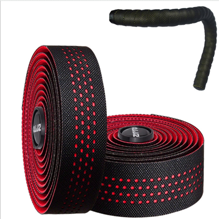 Băng quấn tay lái xe đạp đường trường ZTTO bằng da PU chống trượt, chống rung, thoáng khí, bền bỉ