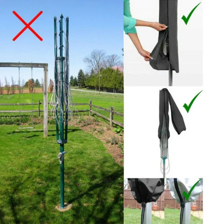 Bạt Che Bảo Vệ Giá Phơi Ngoài Trời Vải Oxford 210D Chống Bụi Và Chống Thấm Nước