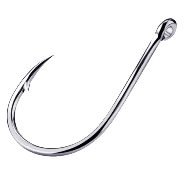 500 móc câu cá có lỗ kích thước hỗn hợp, 3-12# có lỗ
