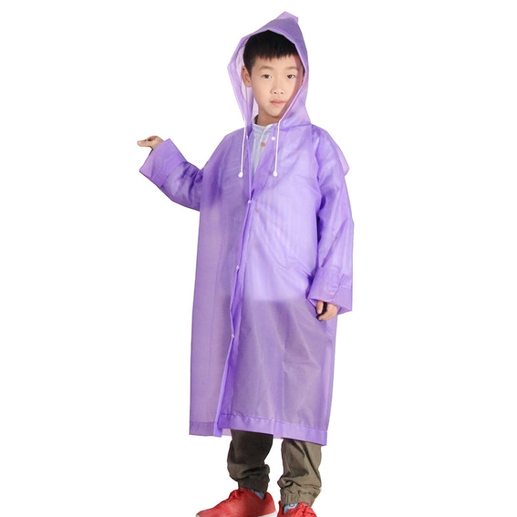 Áo mưa thời trang trẻ em dày EVA leo núi ngoài trời, Kích thước trung bình