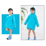 Áo mưa thời trang trẻ em hình khủng long hoạt hình, Kích thước: S, Kích thước: S