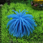 Trang trí bể cá quả cầu nhím biển mô phỏng TPR, kích thước L, đường kính 13cm, kích thước L