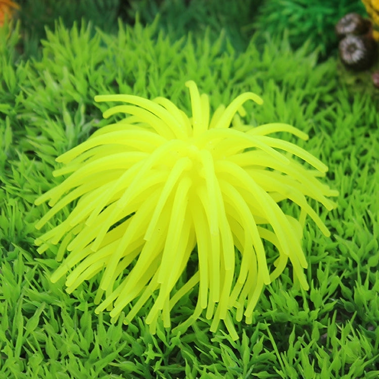 Trang trí bể cá quả cầu nhím biển mô phỏng TPR, kích thước L, đường kính 13cm, kích thước L