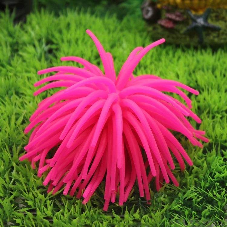 Trang trí bể cá quả cầu nhím biển mô phỏng TPR, kích thước S, đường kính 7cm, kích thước S