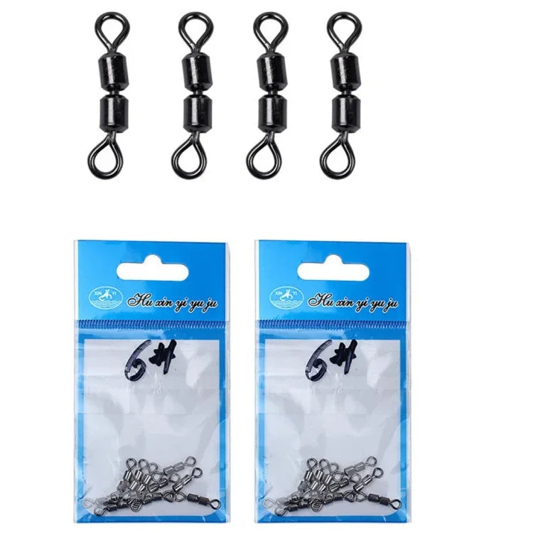 100 cái khớp xoay câu cá hình số 8, có vòng đôi kết nối