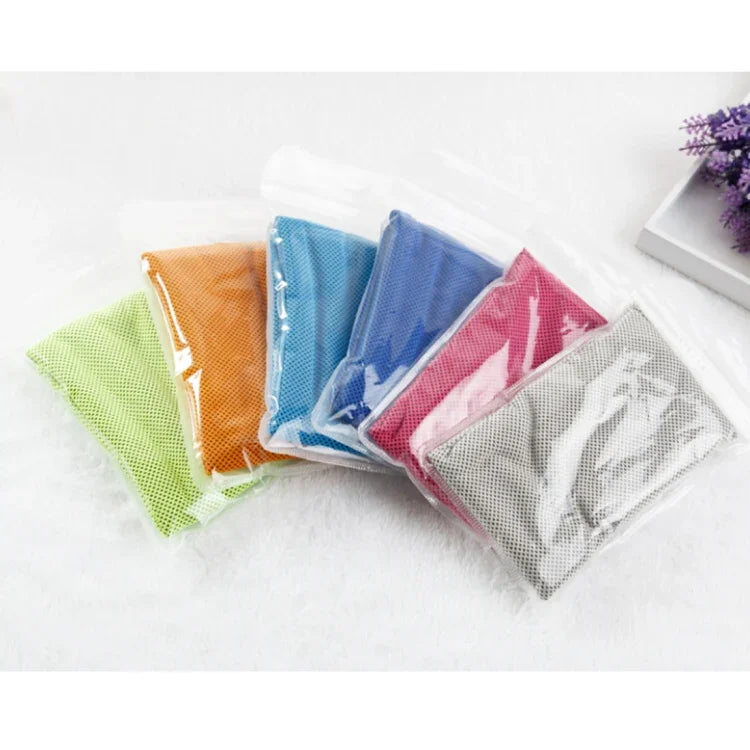 2 khăn thể thao phòng gym bằng vải microfiber bền bỉ khăn làm mát, kích thước: 30*100cm, khăn làm mát màu cam, khăn làm mát màu xanh lá, khăn làm mát màu xám, khăn làm mát màu xanh dương, khăn làm mát màu hồng đậm