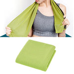 2 khăn thể thao phòng gym bằng vải microfiber bền bỉ khăn làm mát, kích thước: 30*100cm, khăn làm mát màu cam, khăn làm mát màu xanh lá, khăn làm mát màu xám, khăn làm mát màu xanh dương, khăn làm mát màu hồng đậm