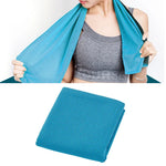 2 khăn thể thao phòng gym bằng vải microfiber bền bỉ khăn làm mát, kích thước: 30*100cm, khăn làm mát màu cam, khăn làm mát màu xanh lá, khăn làm mát màu xám, khăn làm mát màu xanh dương, khăn làm mát màu hồng đậm