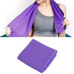 2 khăn thể thao phòng gym bằng vải microfiber bền bỉ khăn làm mát, kích thước: 30*100cm, khăn làm mát màu cam, khăn làm mát màu xanh lá, khăn làm mát màu xám, khăn làm mát màu xanh dương, khăn làm mát màu hồng đậm