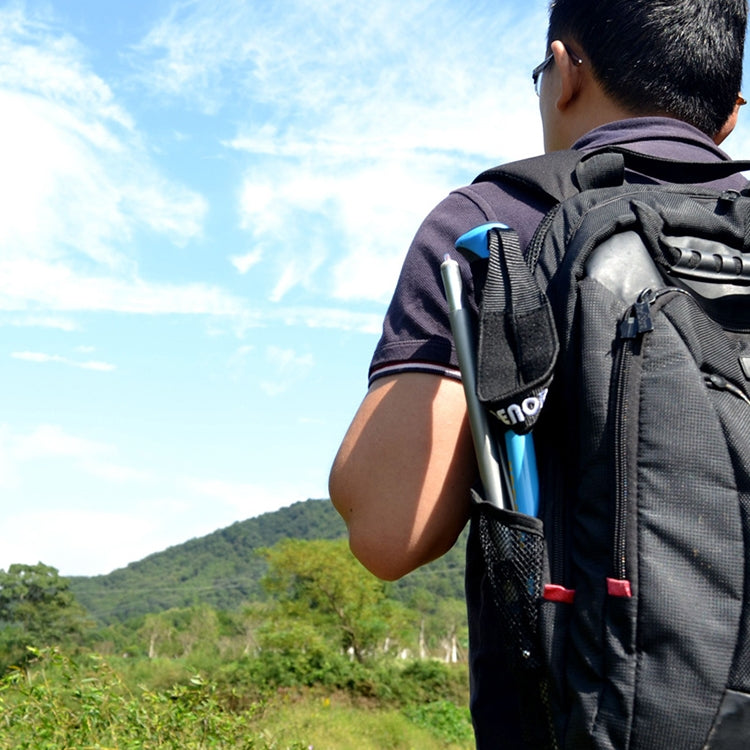 Gậy trekking hợp kim nhôm ngoài trời điều chỉnh 125cm, màu xanh lá#125cm, xanh dương#125cm, đỏ#125cm, vàng#125cm