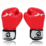 Găng tay tập boxing BONSEM cho người lớn, C1 màu đen, C1 màu đỏ
