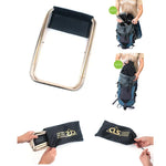 Ghế Gấp Câu Cá Nướng Ngoài Trời Hợp Kim Nhôm CLS Di Động, Kích Thước: 24.8*22.5*27cm, Ghế Gấp CLS (Đen)
