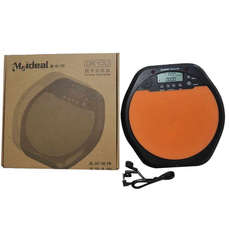 Bàn Tập Trống Điện Tử Dumb Combat DS100 (Đen+Cam), Trống Điện Tử DS100