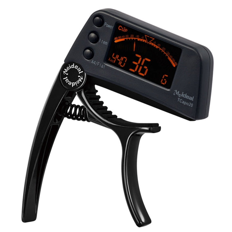 Máy Lên Dây Đàn Guitar Chuyên Nghiệp Kẹp, Máy Lên Dây Chromatic Loftstyle Kẹp với Màn Hình LCD Xoay Hiển Thị Đèn, Capo Đàn Guitar Dùng Một Tay