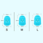 10 Chiếc Bảo Vệ Ngón Tay Dụng Cụ Đàn Guitar Ukulele Chống Đau Ngón Tay Màu Giao Ngẫu Nhiên (Kích thước: L), Kích thước: L