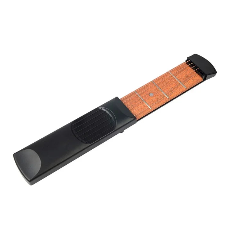 Mini Pocket Guitar Portable Guitar Trainer Finger Chord Conversion Trainer KD10, 4 characters, 6 characters