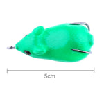 Mồi câu sinh học mô phỏng chuột HENGJIA 5cm, giao màu ngẫu nhiên