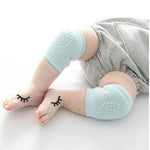 Một đôi miếng bảo vệ đầu gối và khuỷu tay chống trượt cho trẻ em đang tập bò và đi, 12*9CM (Màu đen)
