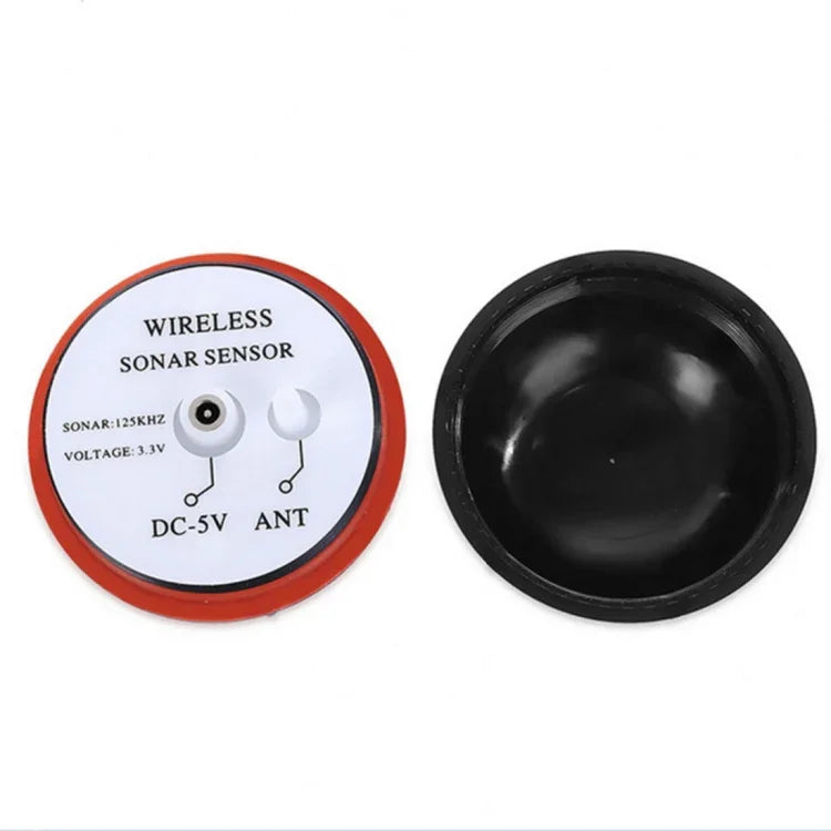 XJ-01 Máy dò cá không dây cảm biến sonar 125KHz định vị độ sâu 0.6-36m với màn hình LCD 2.4 inch & ăng-ten, cảm biến nhiệt độ nước tích hợp, XJ-01