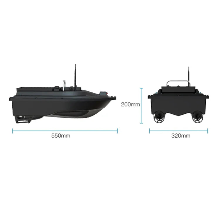 D16B Thuyền câu mồi điều khiển từ xa GPS động cơ đôi ngoài trời, phích cắm EU, D16B GPS (phích cắm EU), D16B GPS (phích cắm US)