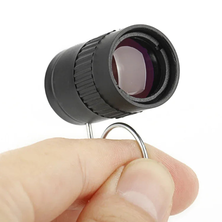 Kính viễn vọng mini bỏ túi 2.5x17.5mm với khóa ngón tay, 2.5x17.5 màu đen, 2.5x17.5 màu vàng