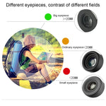 Kính viễn vọng mini bỏ túi 2.5x17.5mm với khóa ngón tay, 2.5x17.5 màu đen, 2.5x17.5 màu vàng
