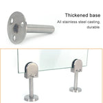 Kẹp cố định thanh đỡ miệng cá kính bằng thép không gỉ 201 với thanh 14x40mm, thông số: S, S, kèm thanh 14x40mm