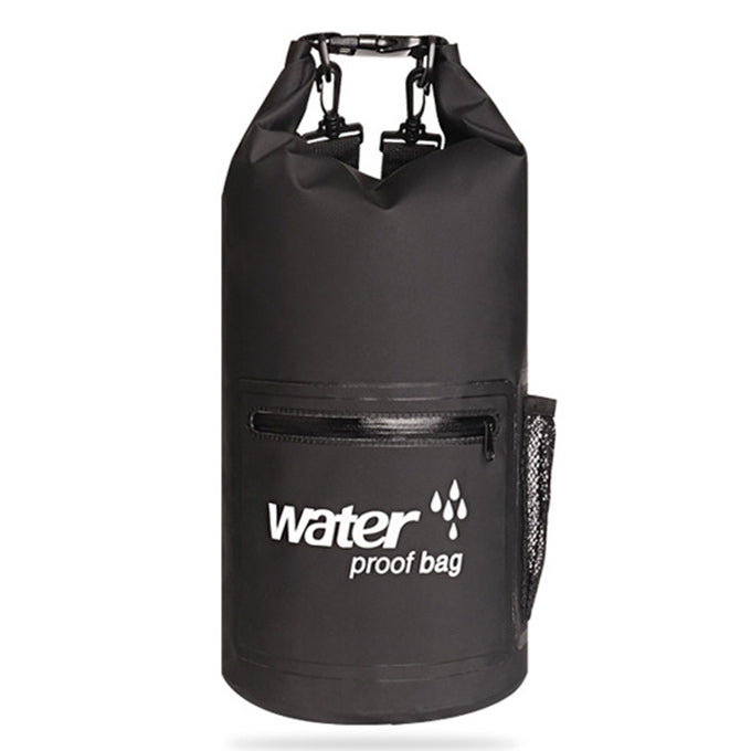 Túi khô chống nước ngoài trời dây đeo vai đôi túi thùng PVC, dung tích: 10L, 10L