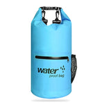 Túi khô chống nước ngoài trời dây đeo vai đôi túi thùng PVC, dung tích: 10L, 10L