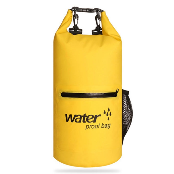 Túi khô chống nước ngoài trời dây đeo vai đôi túi thùng PVC, dung tích: 10L, 10L