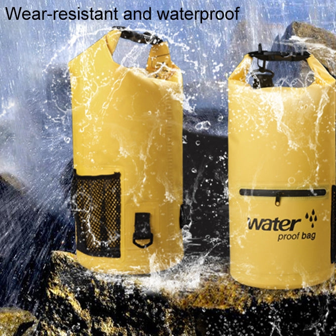 Túi đeo vai đôi chống nước ngoài trời, túi khô, túi thùng PVC, dung tích: 20L, 20L