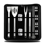 Bộ dụng cụ ăn uống ngoài trời 18 trong 1, bộ dụng cụ cắm trại, nướng BBQ, dã ngoại, 18 trong 1