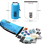 Túi đeo vai đơn chống nước ngoài trời, túi khô, túi thùng PVC, dung tích: 10L, dung tích: 10L (Hồng), dung tích: 10L (Cam), dung tích: 10L (Xanh lá), dung tích: 10L (Xanh da trời), dung tích: 10L (Vàng), dung tích: 10L (Đen), dung tích: 10L (Xanh đậm)