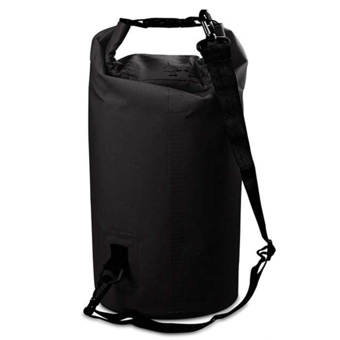 Túi đeo vai đôi chống nước ngoài trời, túi khô, túi thùng PVC, dung tích: 20L, dung tích: 20L (Xanh da trời), dung tích: 20L (Vàng), dung tích: 20L (Đen), dung tích: 20L (Xanh đậm), dung tích: 20L (Cam), dung tích: 20L (Hồng), dung tích: 20L (Xanh lá)