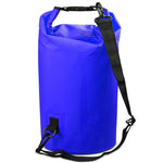 Túi đeo vai đôi chống nước ngoài trời, túi khô, túi thùng PVC, dung tích: 20L, dung tích: 20L (Xanh da trời), dung tích: 20L (Vàng), dung tích: 20L (Đen), dung tích: 20L (Xanh đậm), dung tích: 20L (Cam), dung tích: 20L (Hồng), dung tích: 20L (Xanh lá)