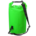 Túi đeo vai đôi chống nước ngoài trời, túi khô, túi thùng PVC, dung tích: 20L, dung tích: 20L (Xanh da trời), dung tích: 20L (Vàng), dung tích: 20L (Đen), dung tích: 20L (Xanh đậm), dung tích: 20L (Cam), dung tích: 20L (Hồng), dung tích: 20L (Xanh lá)