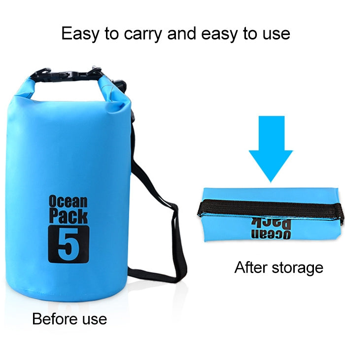 Túi đeo vai đôi chống nước ngoài trời, túi khô, túi thùng PVC, dung tích: 20L, dung tích: 20L (Xanh da trời), dung tích: 20L (Vàng), dung tích: 20L (Đen), dung tích: 20L (Xanh đậm), dung tích: 20L (Cam), dung tích: 20L (Hồng), dung tích: 20L (Xanh lá)