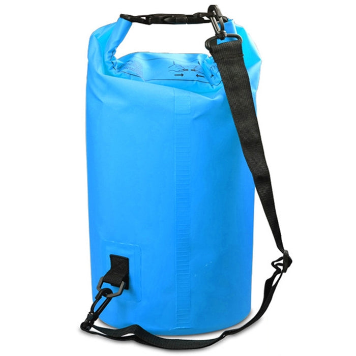 Túi đeo vai đôi chống nước ngoài trời, túi khô, túi thùng PVC, dung tích: 20L, dung tích: 20L (Xanh da trời), dung tích: 20L (Vàng), dung tích: 20L (Đen), dung tích: 20L (Xanh đậm), dung tích: 20L (Cam), dung tích: 20L (Hồng), dung tích: 20L (Xanh lá)