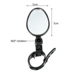 Gương Chiếu Hậu Phản Quang Silicone Xe Đạp Địa Hình Xoay 360 Độ, Gương Phản Quang Chiếu Hậu