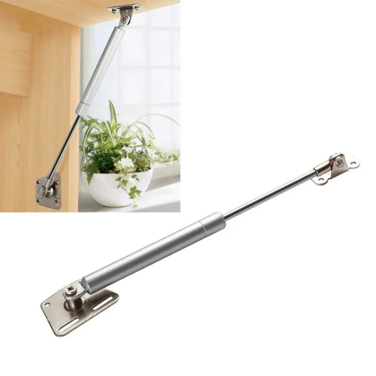 Thanh giảm chấn cửa xuống đầu sắt E7, thanh thủy lực khí nén có thể kéo dài, đầu sắt, 10 inch 100N (10kg)