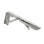 Kệ lò xo thép không gỉ gắn tường kiểu K gập được 14 inch cho bàn ăn, 14 inch