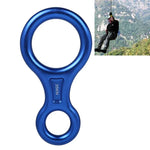 Thiết bị cứu hộ leo núi hình số 8, thiết bị hãm dây leo núi (màu đen), TP8601P (Đen), TP8601P (Bạc), TP8601P (Đỏ), TP8601P (Xanh dương), TP8601P (Vàng), TP8601P (Cam), TP8601P (Xám đậm)