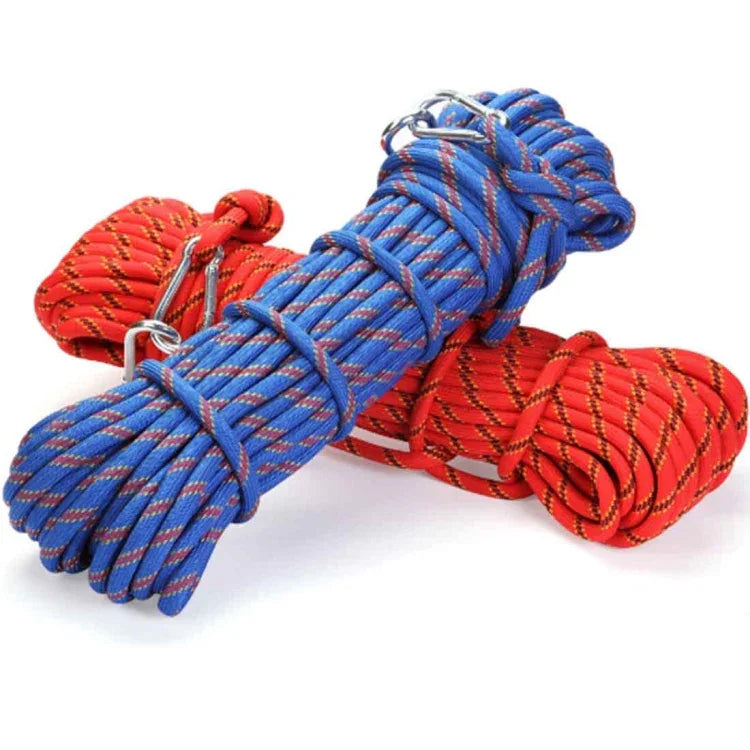 Dây phụ trợ leo núi, dây tĩnh an toàn cứu hộ, chiều dài: 15m, đường kính: 10mm, chiều dài: 15m, đường kính: 10mm