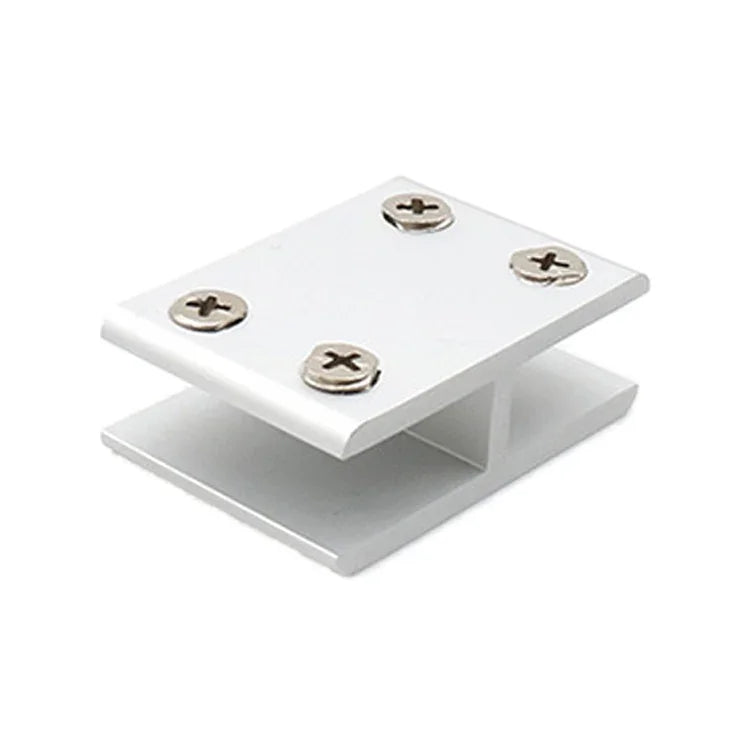 Kẹp kết hợp kính hợp kim nhôm cố định vách ngăn tủ, kẹp góc 180 độ cho kính 10-12mm, kẹp góc 180 độ cho kính 10-12mm