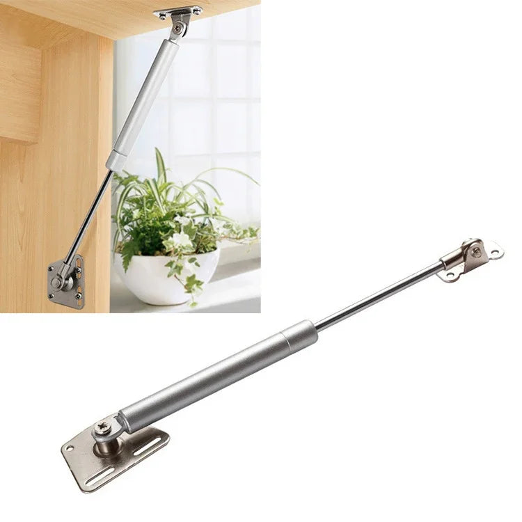 Đầu Sắt Thanh Giữ Khí Tủ Bếp Bộ Đệm Ty Thủy Lực Thanh Telescopic, 10 inch 80N (8kg), Đầu Sắt, 10 inch 80N (8kg)