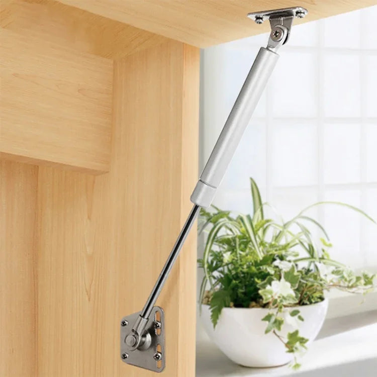 Đầu Sắt Thanh Giữ Khí Tủ Bếp Bộ Đệm Ty Thủy Lực Thanh Telescopic, 10 inch 80N (8kg), Đầu Sắt, 10 inch 80N (8kg)