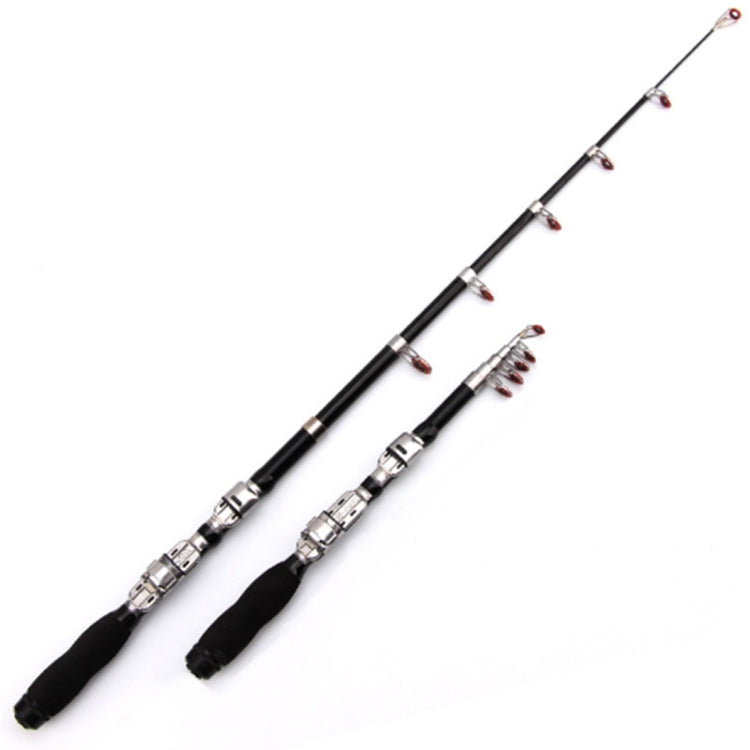 Cần câu cá biển mini duỗi dài 37cm, chiều dài mở rộng: 2.3m, 2.3m