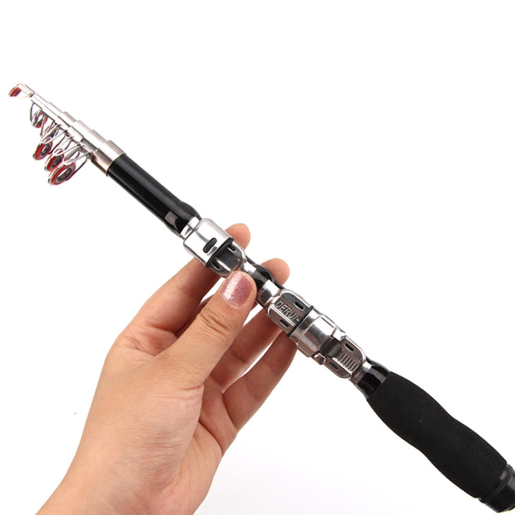 Cần câu cá biển mini duỗi dài 37cm, chiều dài mở rộng: 2.3m, 2.3m