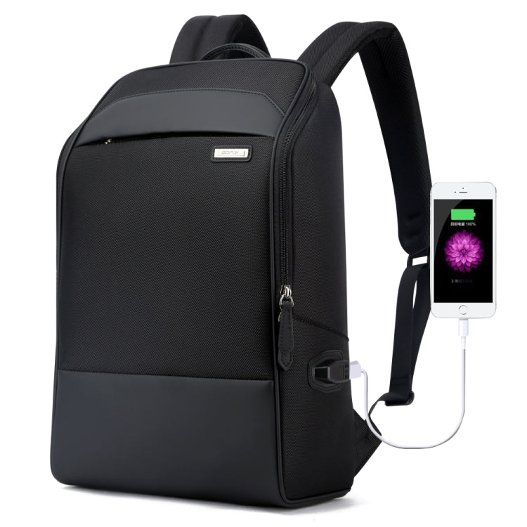 Túi đeo vai đôi chống trộm chống thấm nước dung tích lớn Bopai 751-006881, có cổng sạc USB, kích thước: 30x14x44cm, mã 751-006881