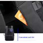 Balo laptop doanh nhân Bopai 751-006551 dung tích lớn, thoáng khí, phong cách thường ngày, có cổng USB ngoài, kích thước: 30 x 12 x 44cm, mã 751-006551